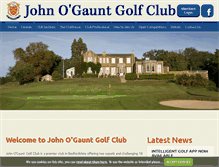 Tablet Screenshot of johnogauntgolfclub.co.uk